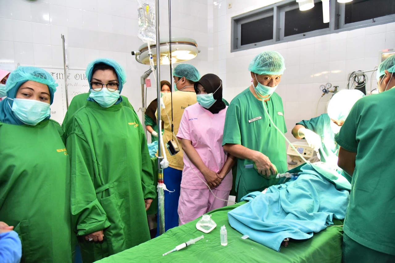 Lies F Nurdin : Operasi Celah Bibir Tekan Stunting di Sulsel